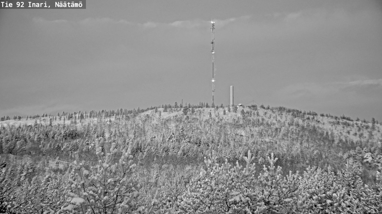 Weather Camera Image Road 92 Inari, Näätämö, Inari, Lappi
