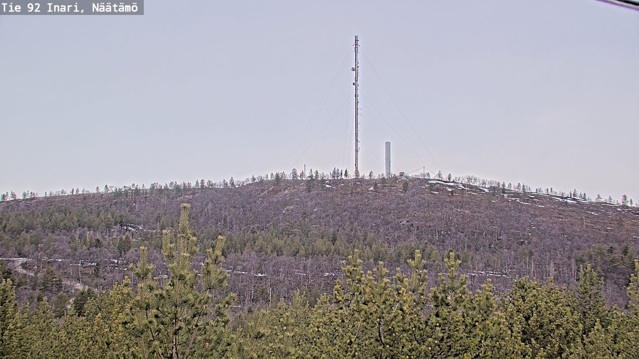 Weather Camera Image Road 92 Inari, Näätämö, Inari, Lappi