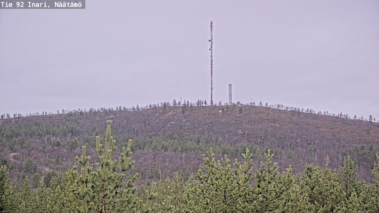 Kelikamerat Kuva Tie 92 Inari, Näätämö, Inari, Lappi
