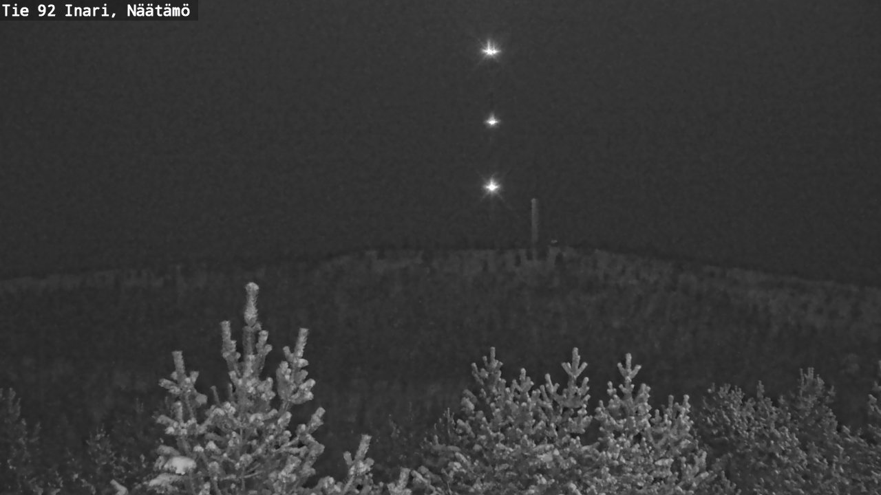 Weather Camera Image Road 92 Inari, Näätämö, Inari, Lappi