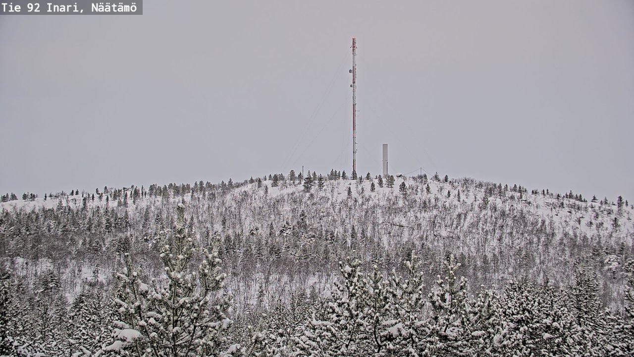 Weather Camera Image Road 92 Inari, Näätämö, Inari, Lappi