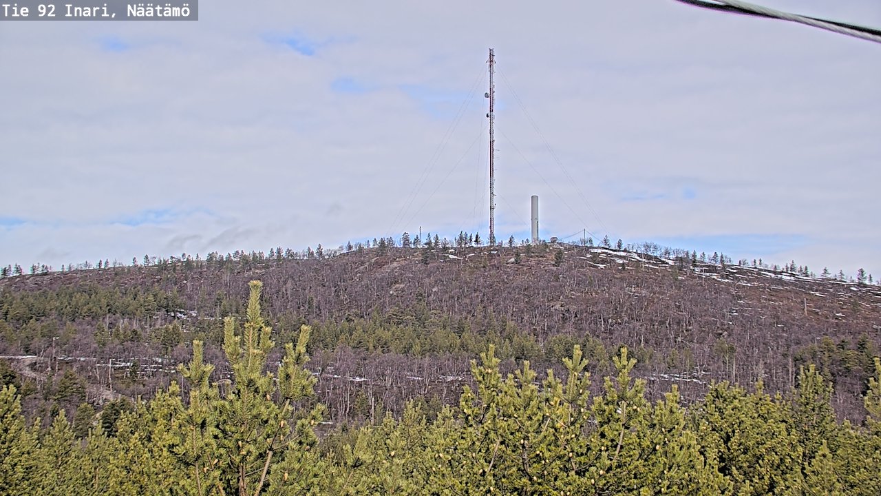 Kelikamerat Kuva Tie 92 Inari, Näätämö, Inari, Lappi
