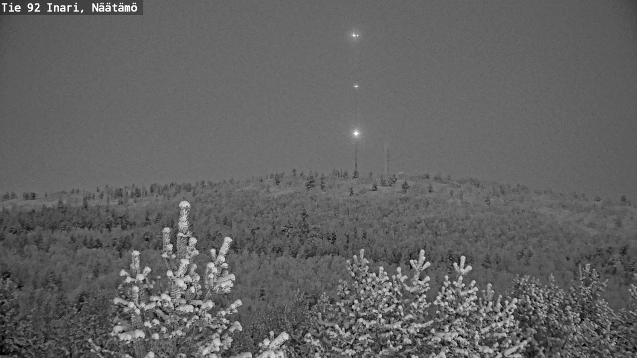 Kelikamerat Kuva Tie 92 Inari, Näätämö, Inari, Lappi