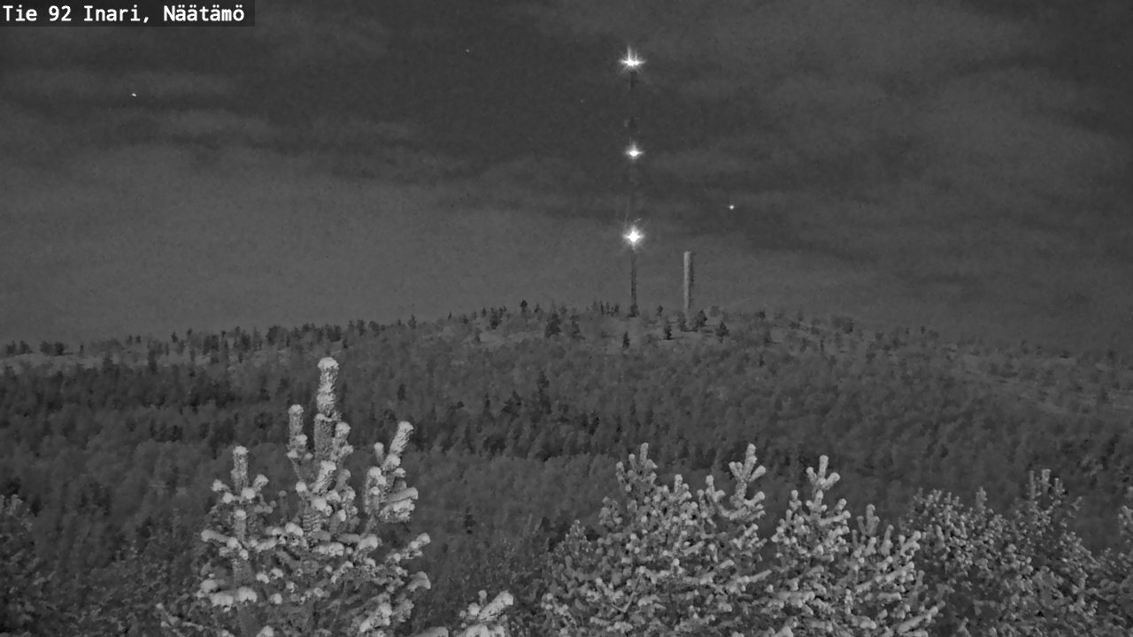 Kelikamerat Kuva Tie 92 Inari, Näätämö, Inari, Lappi