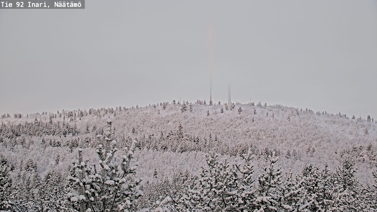 Kelikamerat Kuva Tie 92 Inari, Näätämö, Inari, Lappi