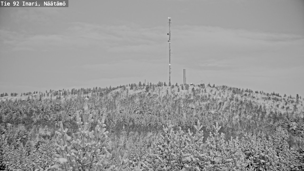 Weather Camera Image Road 92 Inari, Näätämö, Inari, Lappi