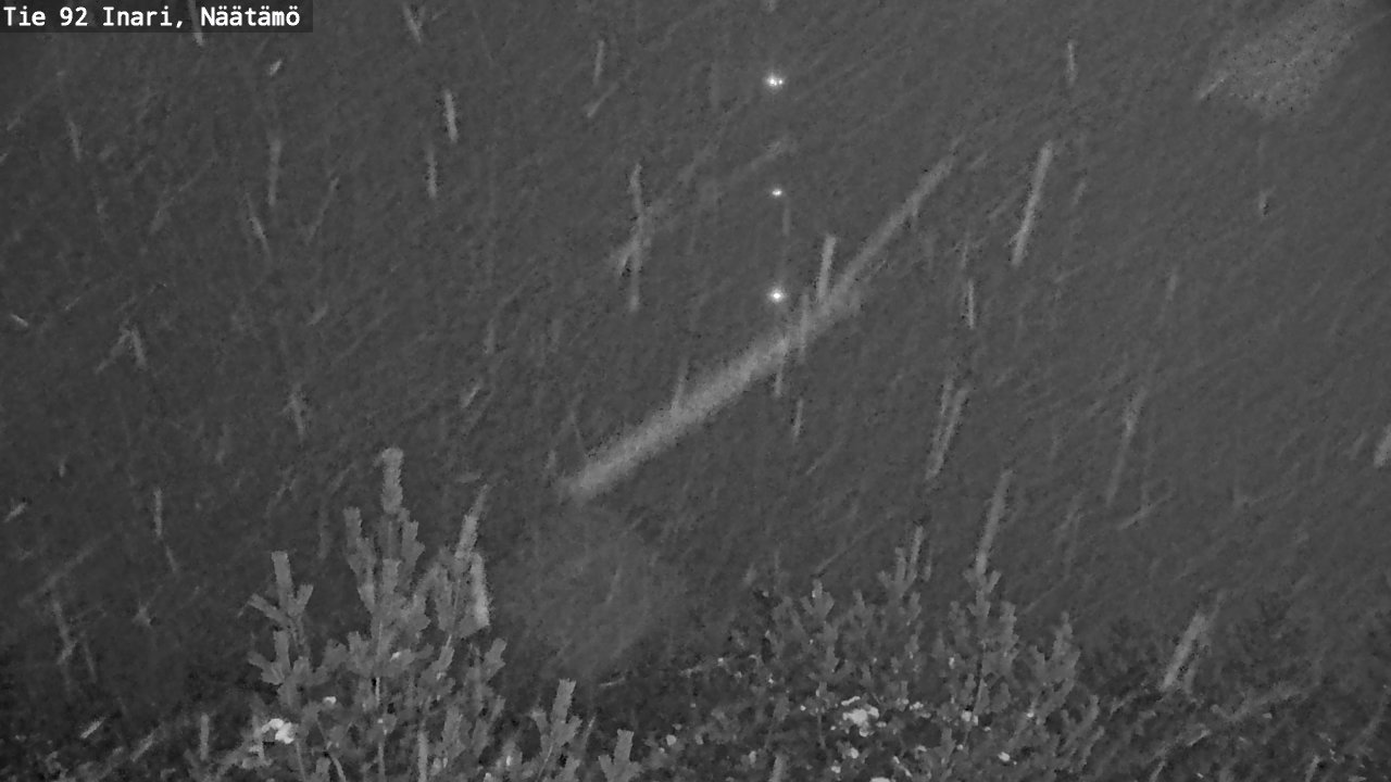 Weather Camera Image Väg 92 Enare, Näätämö, Inari, Lappi