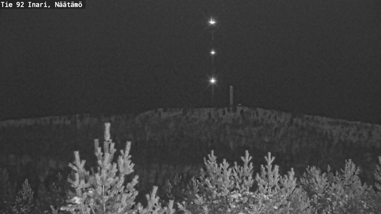 Weather Camera Image Väg 92 Enare, Näätämö, Inari, Lappi