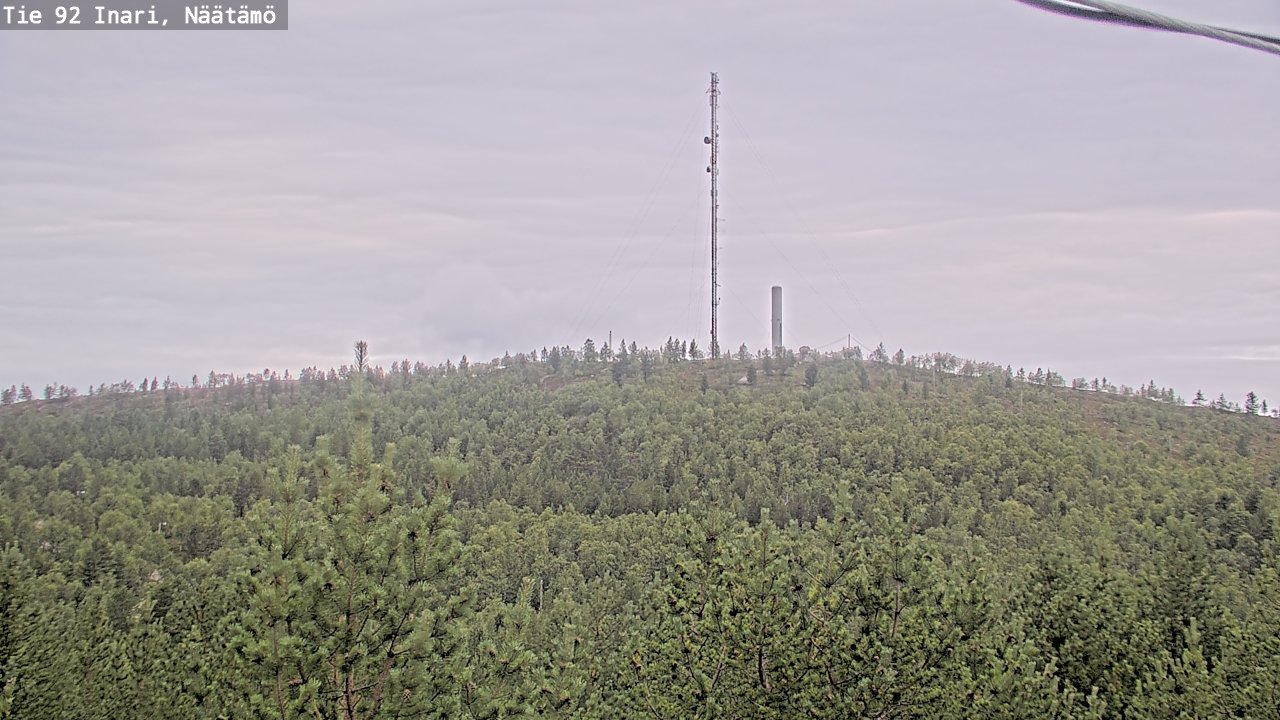 Kelikamerat Kuva Tie 92 Inari, Näätämö, Inari, Lappi