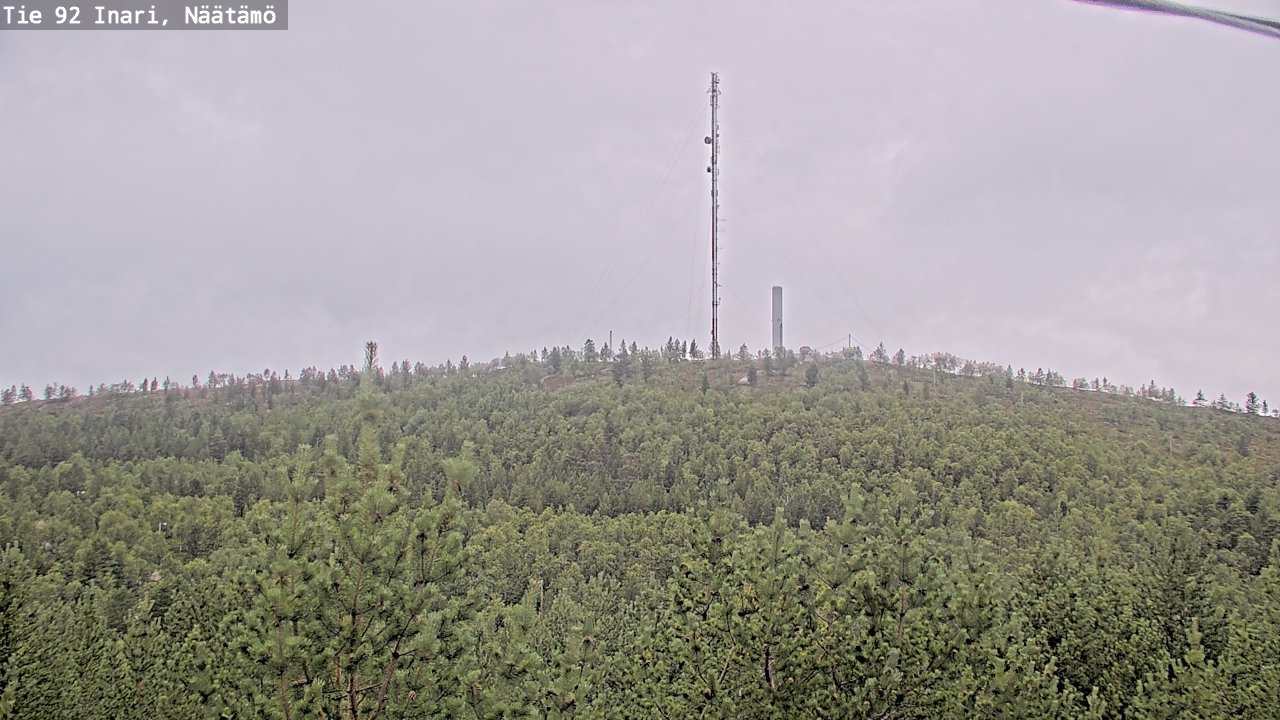 Kelikamerat Kuva Tie 92 Inari, Näätämö, Inari, Lappi
