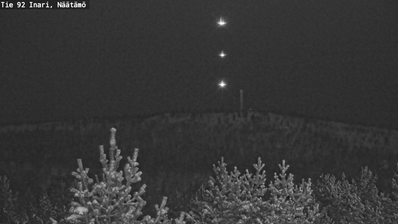 Weather Camera Image Road 92 Inari, Näätämö, Inari, Lappi