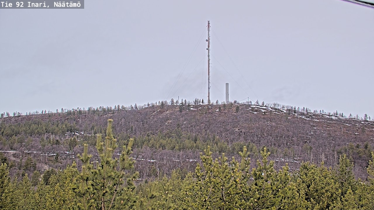 Kelikamerat Kuva Tie 92 Inari, Näätämö, Inari, Lappi