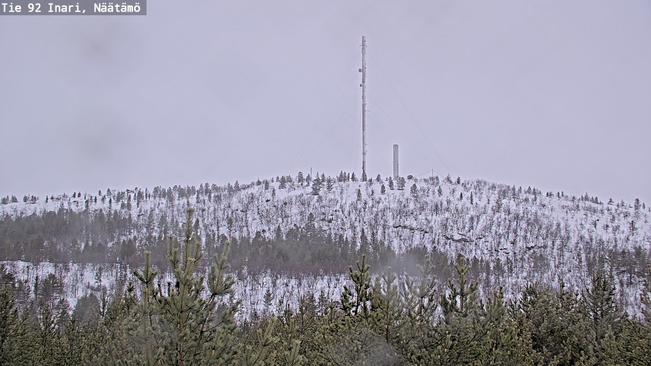 Kelikamerat Kuva Tie 92 Inari, Näätämö, Inari, Lappi