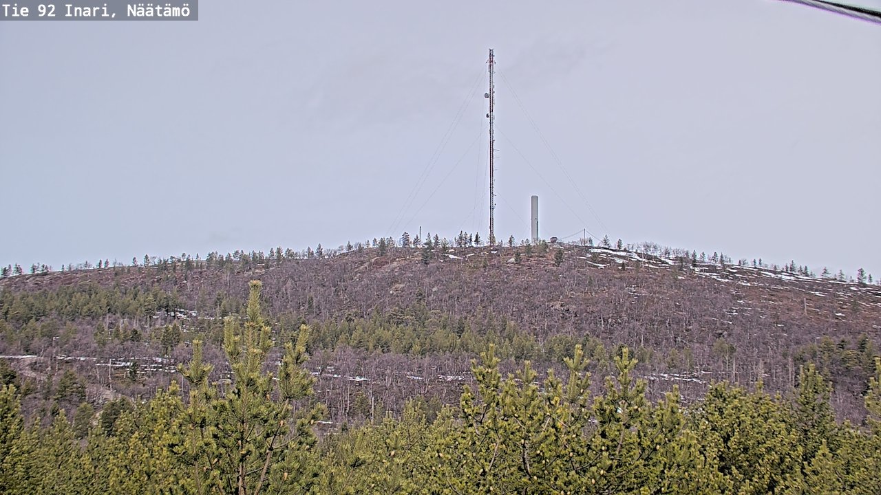 Kelikamerat Kuva Tie 92 Inari, Näätämö, Inari, Lappi