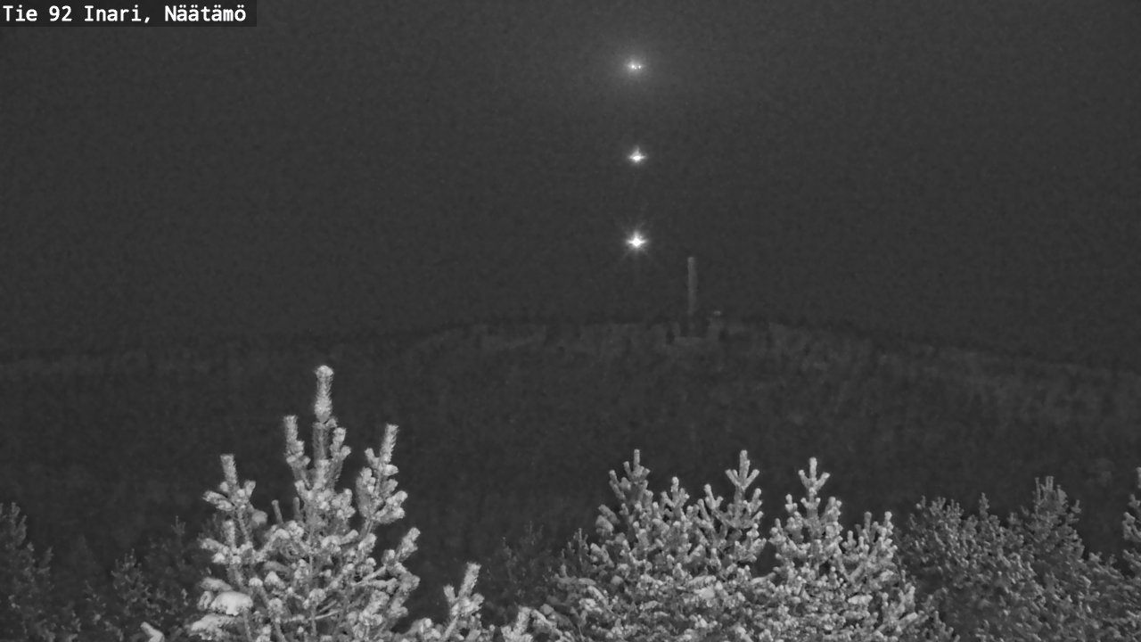 Weather Camera Image Road 92 Inari, Näätämö, Inari, Lappi