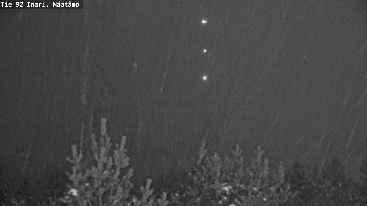 Weather Camera Image Väg 92 Enare, Näätämö, Inari, Lappi