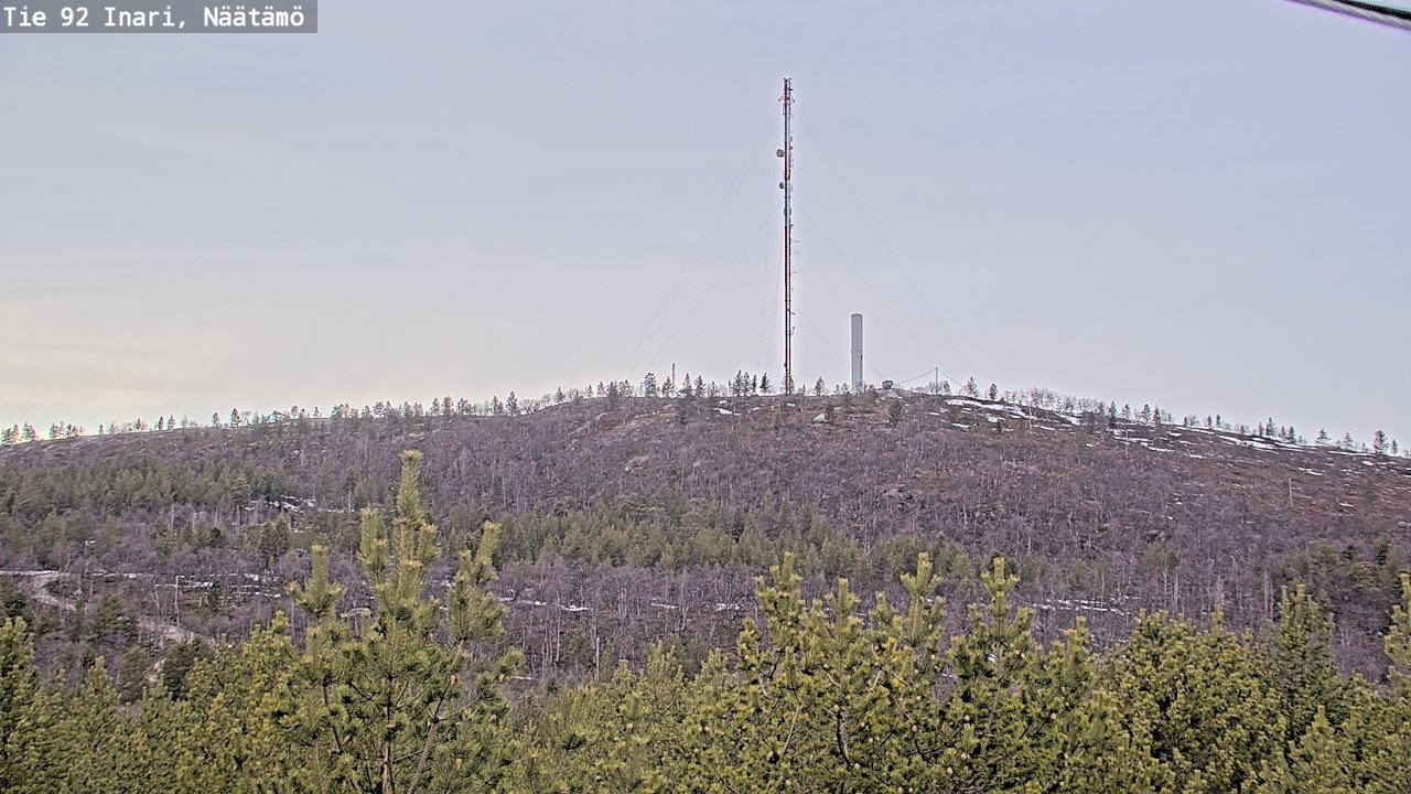 Kelikamerat Kuva Tie 92 Inari, Näätämö, Inari, Lappi