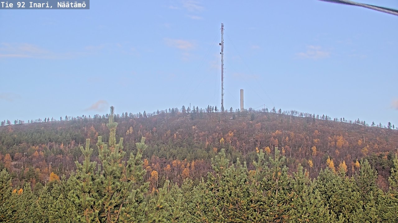 Kelikamerat Kuva Tie 92 Inari, Näätämö, Inari, Lappi