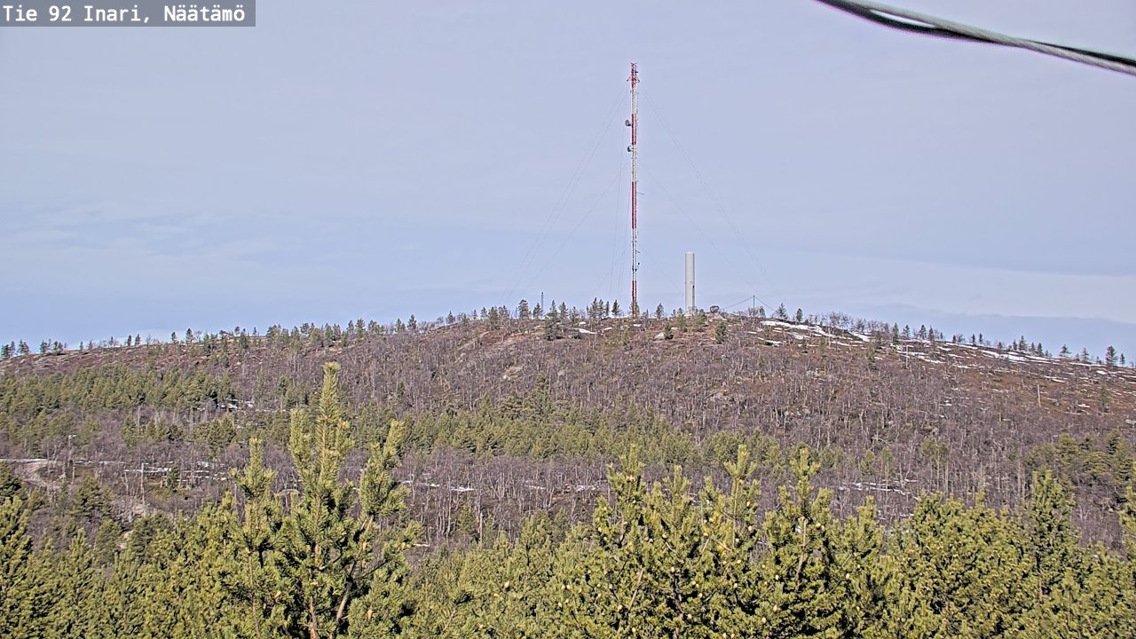 Kelikamerat Kuva Tie 92 Inari, Näätämö, Inari, Lappi
