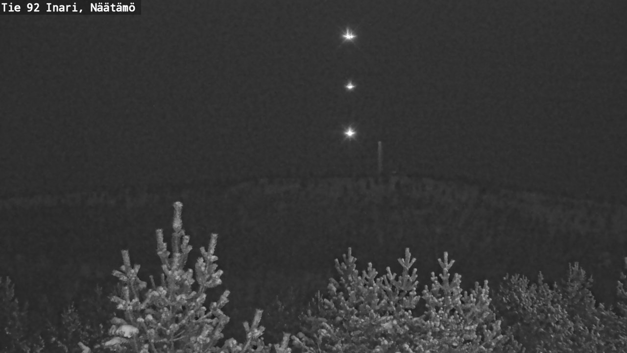 Weather Camera Image Road 92 Inari, Näätämö, Inari, Lappi