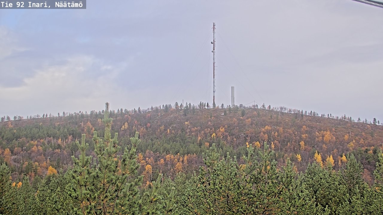 Kelikamerat Kuva Tie 92 Inari, Näätämö, Inari, Lappi