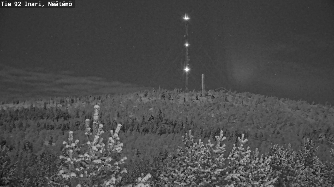 Kelikamerat Kuva Tie 92 Inari, Näätämö, Inari, Lappi