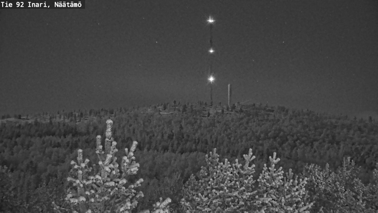 Kelikamerat Kuva Tie 92 Inari, Näätämö, Inari, Lappi