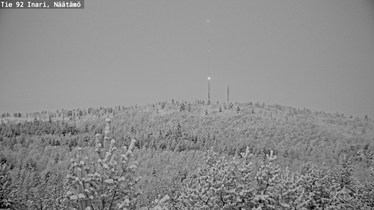 Kelikamerat Kuva Tie 92 Inari, Näätämö, Inari, Lappi