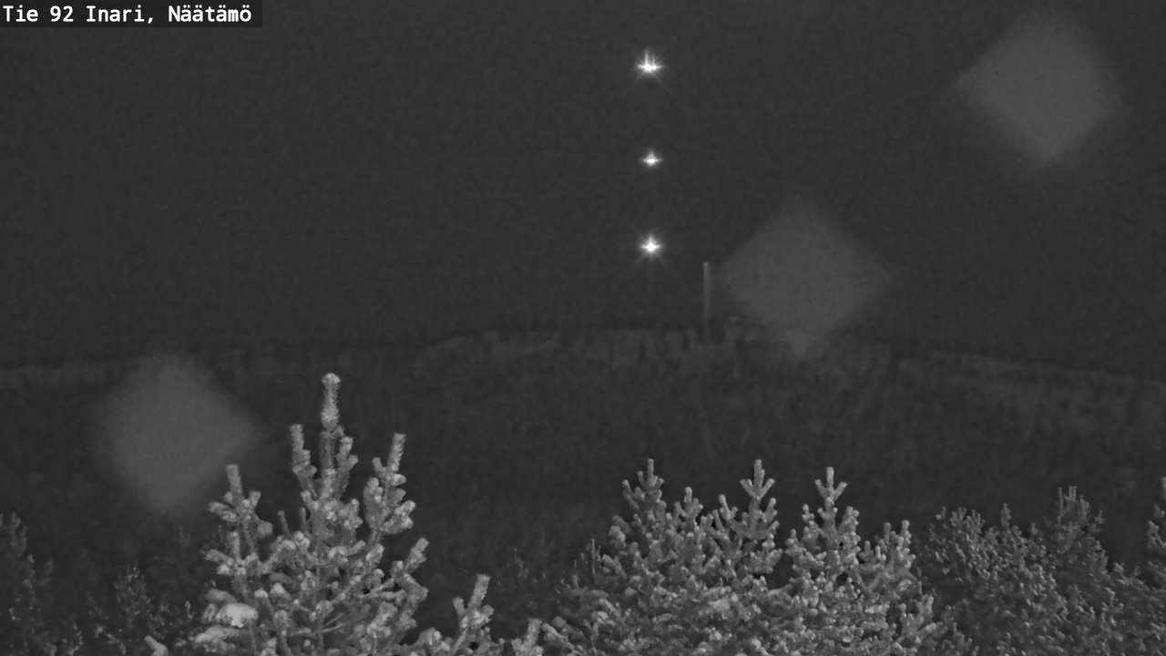 Weather Camera Image Road 92 Inari, Näätämö, Inari, Lappi