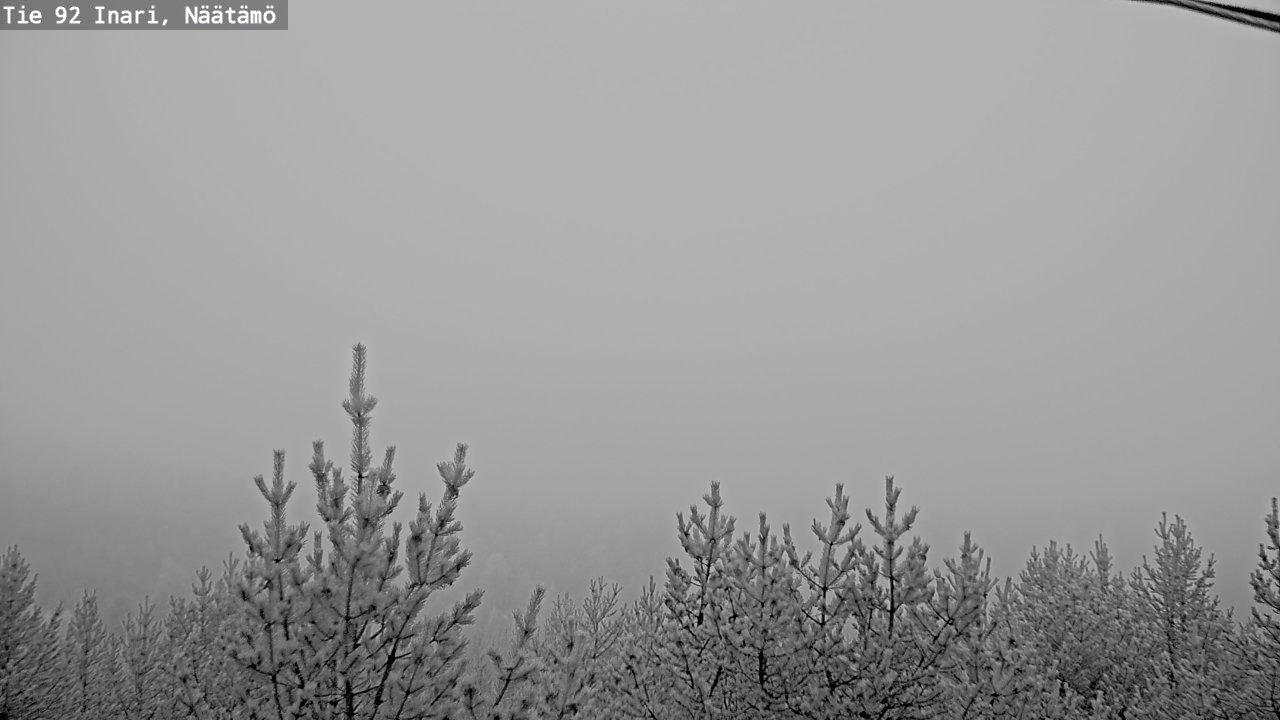 Weather Camera Image Road 92 Inari, Näätämö, Inari, Lappi
