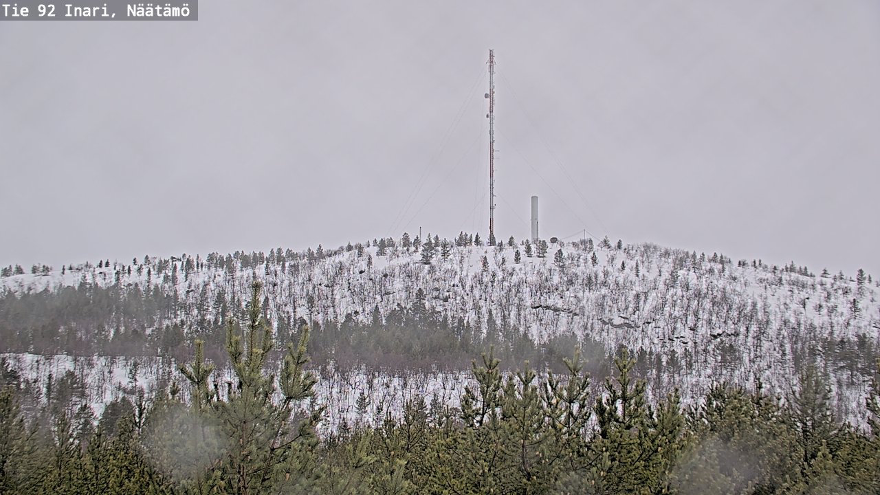 Weather Camera Image Road 92 Inari, Näätämö, Inari, Lappi