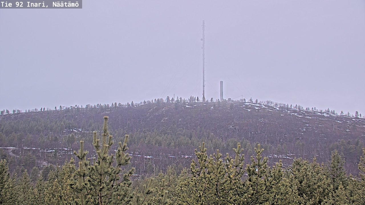 Kelikamerat Kuva Tie 92 Inari, Näätämö, Inari, Lappi