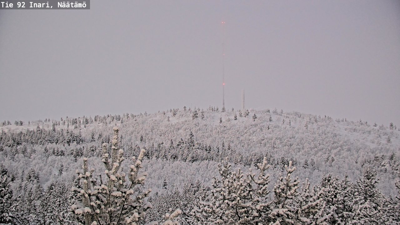 Kelikamerat Kuva Tie 92 Inari, Näätämö, Inari, Lappi