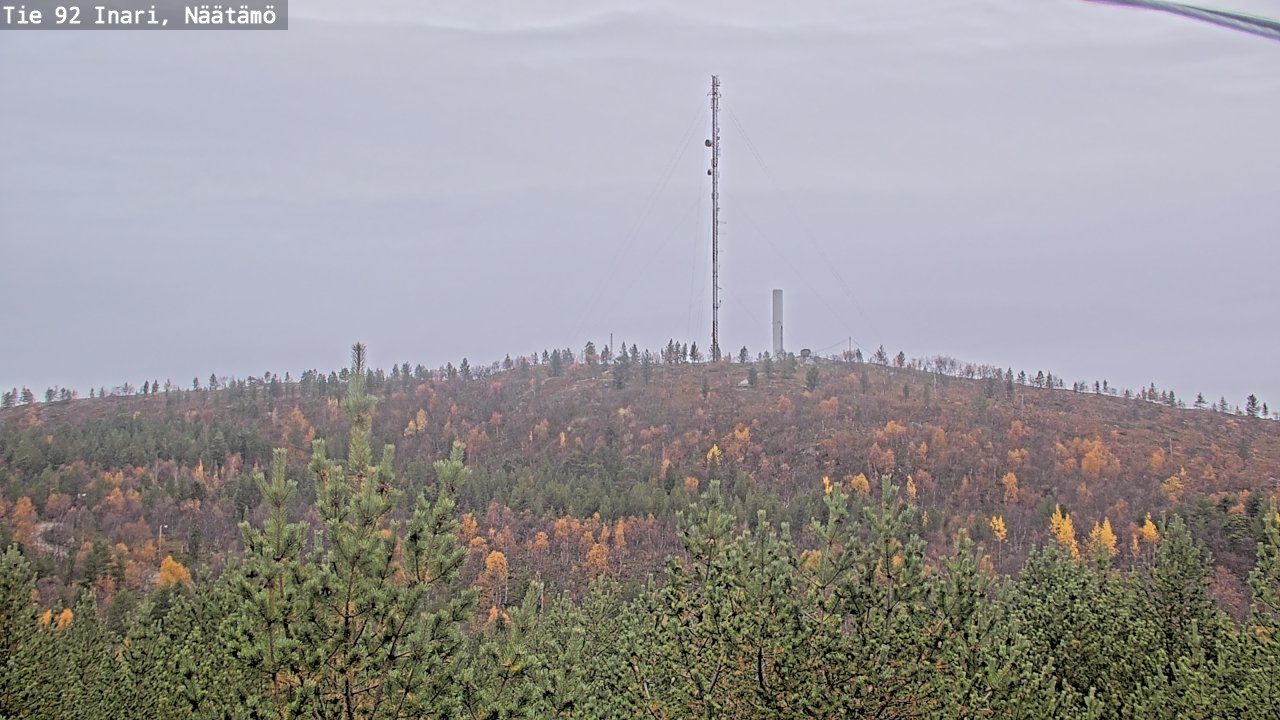 Kelikamerat Kuva Tie 92 Inari, Näätämö, Inari, Lappi