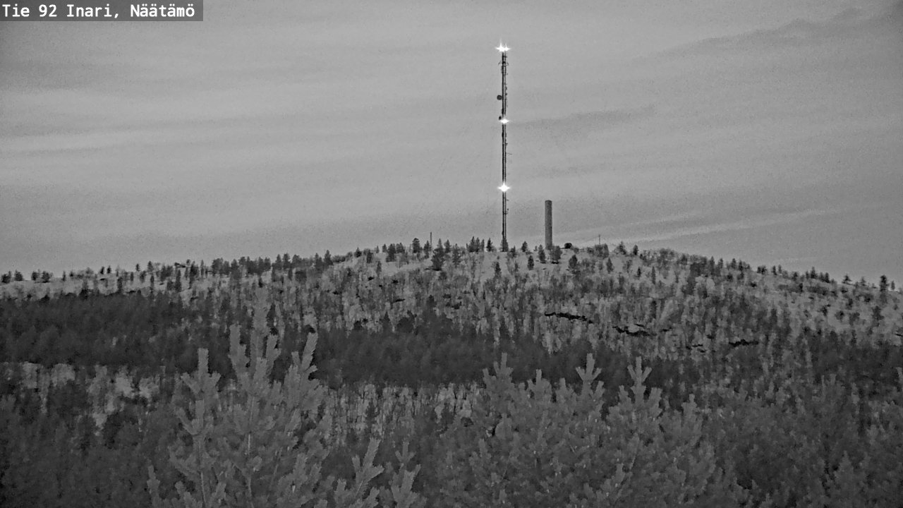 Kelikamerat Kuva Tie 92 Inari, Näätämö, Inari, Lappi