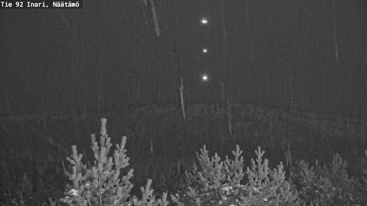 Weather Camera Image Väg 92 Enare, Näätämö, Inari, Lappi