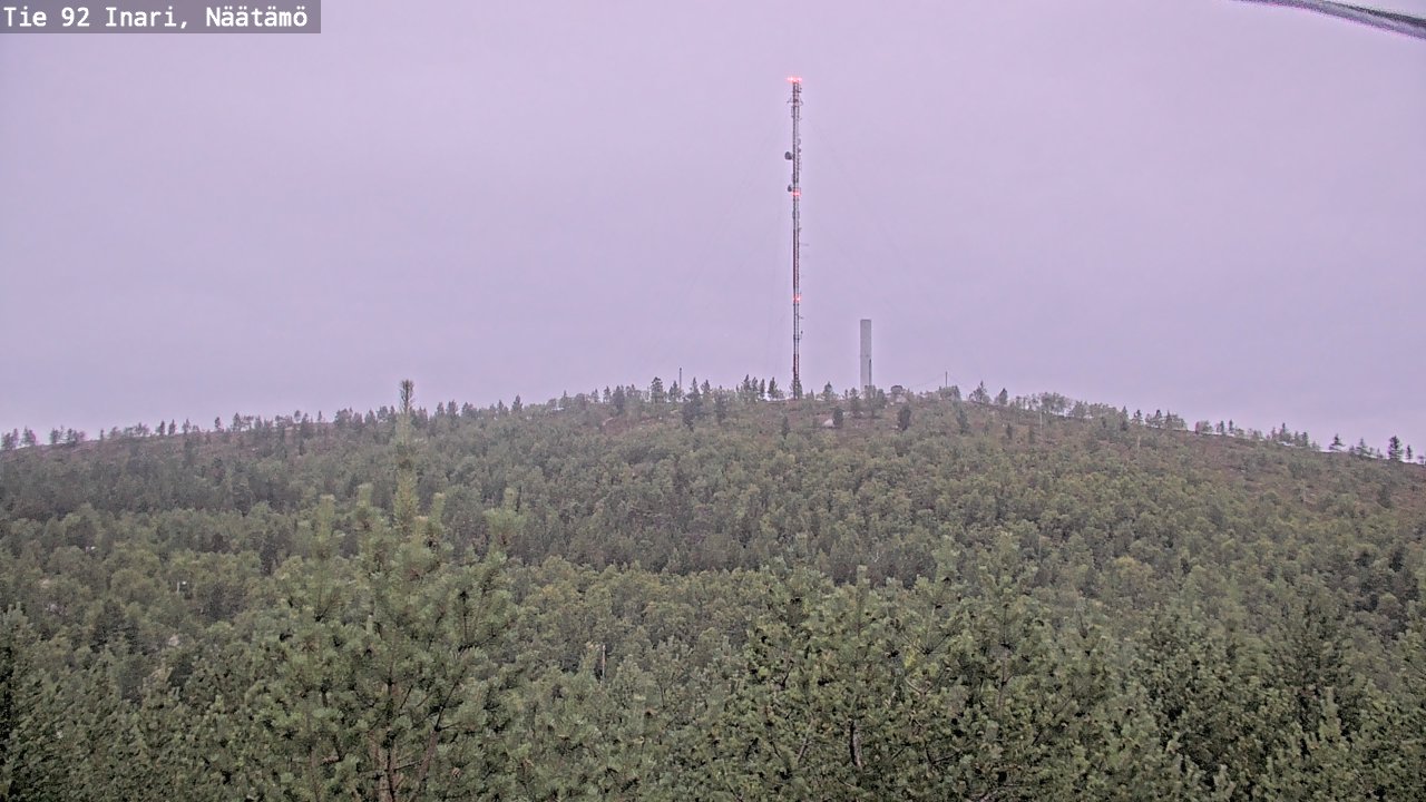 Kelikamerat Kuva Tie 92 Inari, Näätämö, Inari, Lappi