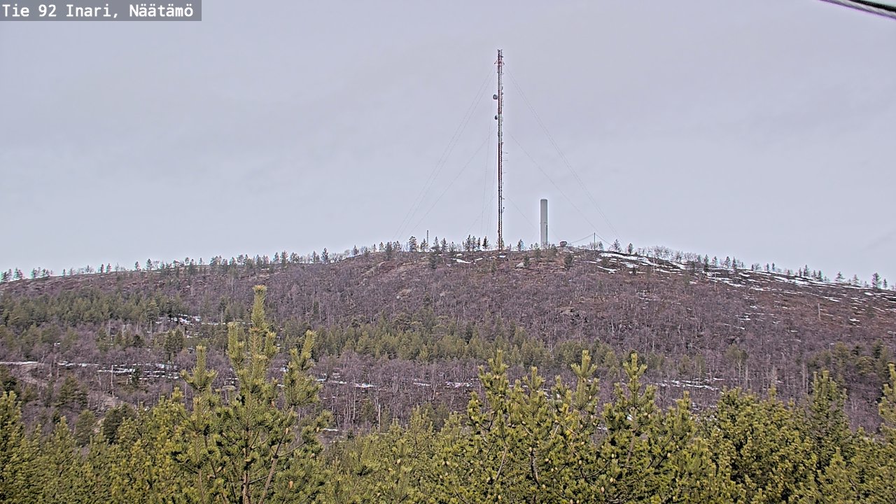 Kelikamerat Kuva Tie 92 Inari, Näätämö, Inari, Lappi