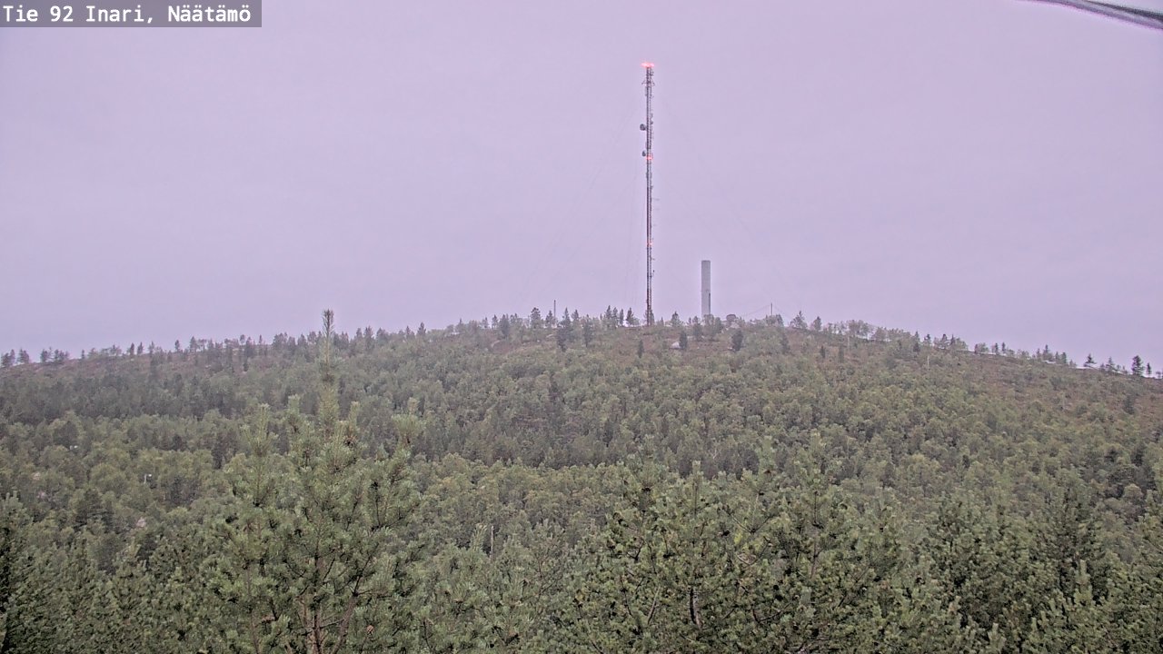 Kelikamerat Kuva Tie 92 Inari, Näätämö, Inari, Lappi