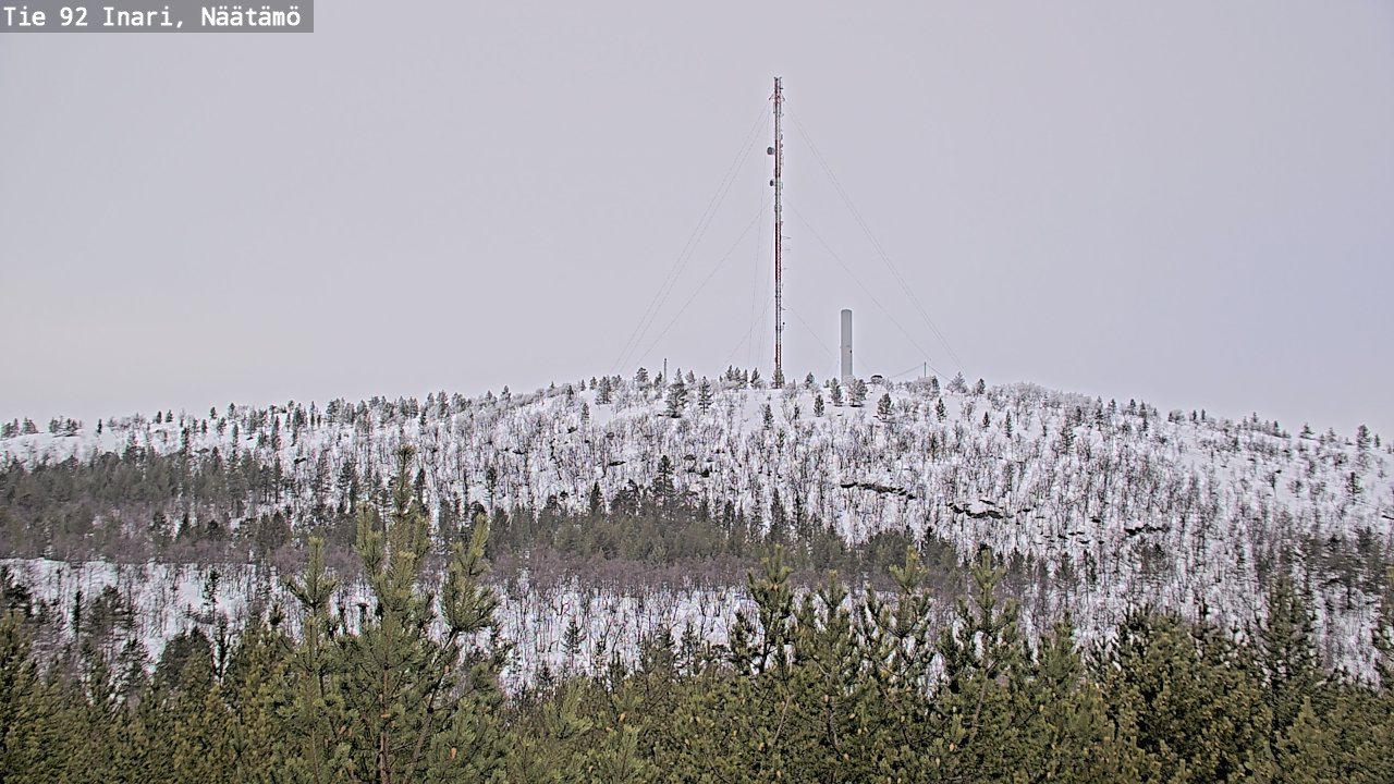 Kelikamerat Kuva Tie 92 Inari, Näätämö, Inari, Lappi
