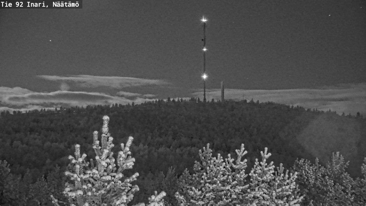 Kelikamerat Kuva Tie 92 Inari, Näätämö, Inari, Lappi