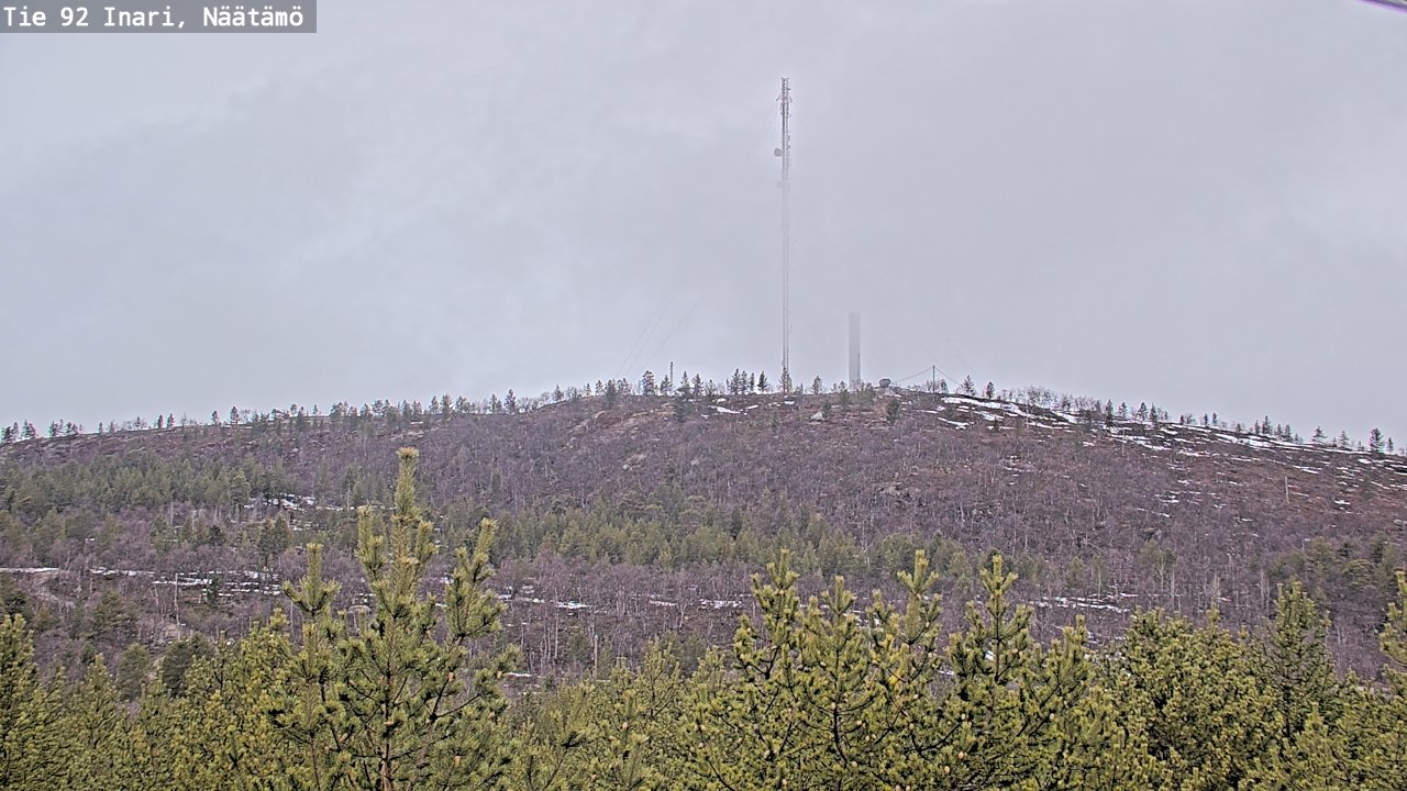Kelikamerat Kuva Tie 92 Inari, Näätämö, Inari, Lappi