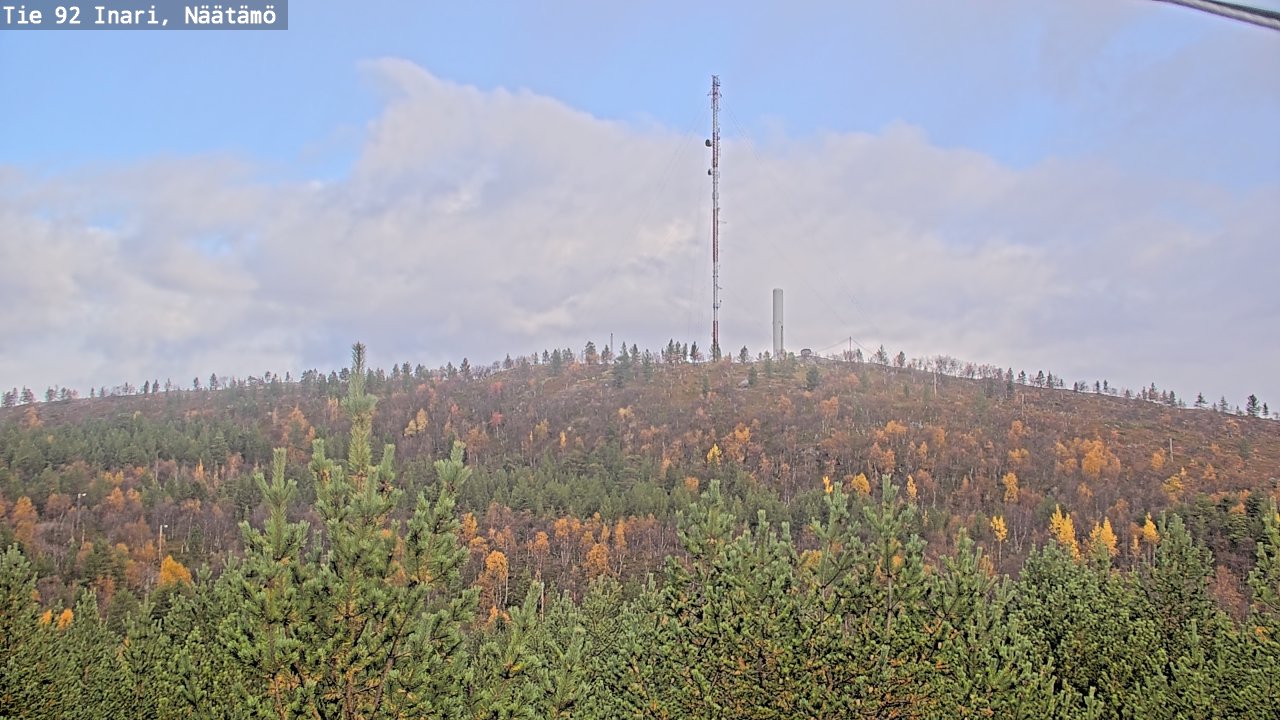 Kelikamerat Kuva Tie 92 Inari, Näätämö, Inari, Lappi