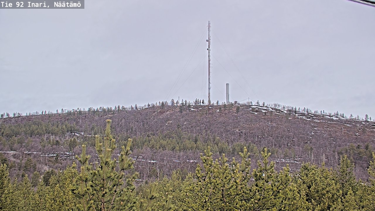 Kelikamerat Kuva Tie 92 Inari, Näätämö, Inari, Lappi