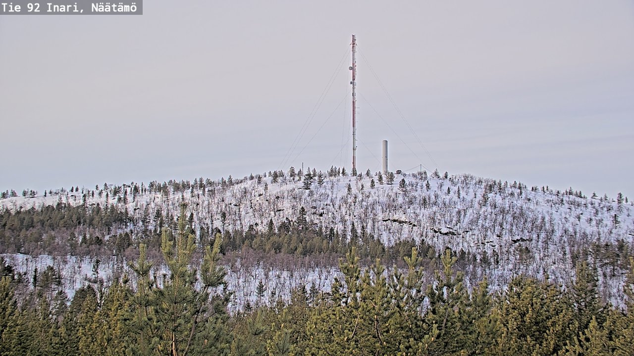 Kelikamerat Kuva Tie 92 Inari, Näätämö, Inari, Lappi
