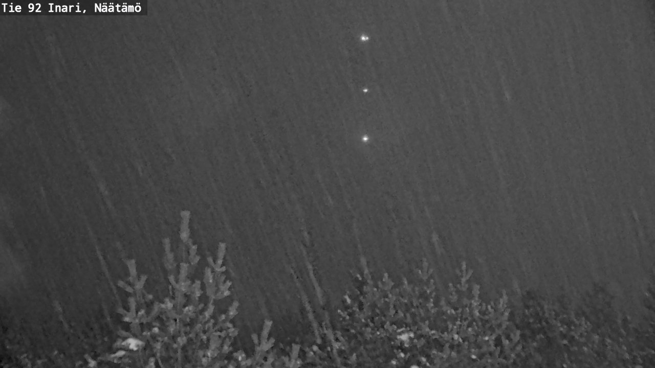 Weather Camera Image Väg 92 Enare, Näätämö, Inari, Lappi