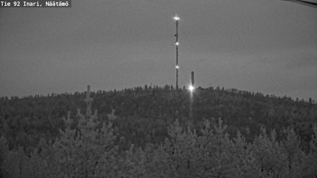 Kelikamerat Kuva Tie 92 Inari, Näätämö, Inari, Lappi