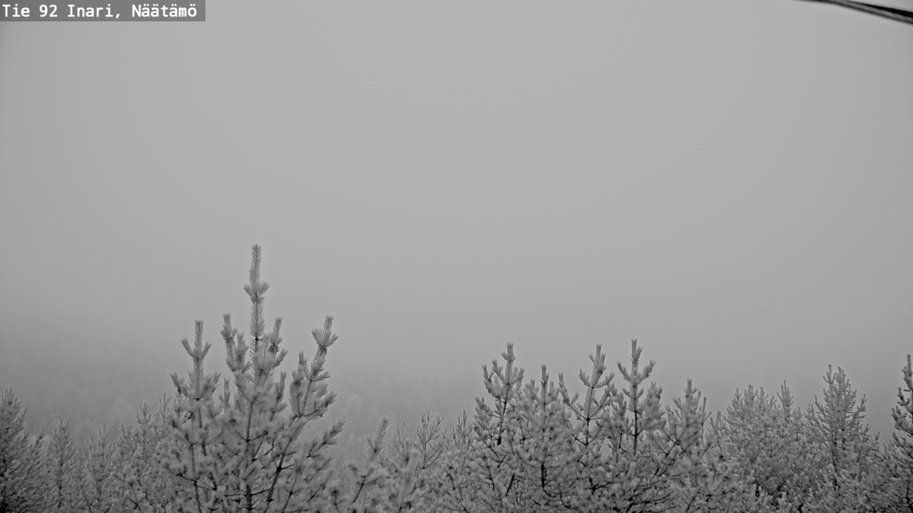 Weather Camera Image Road 92 Inari, Näätämö, Inari, Lappi