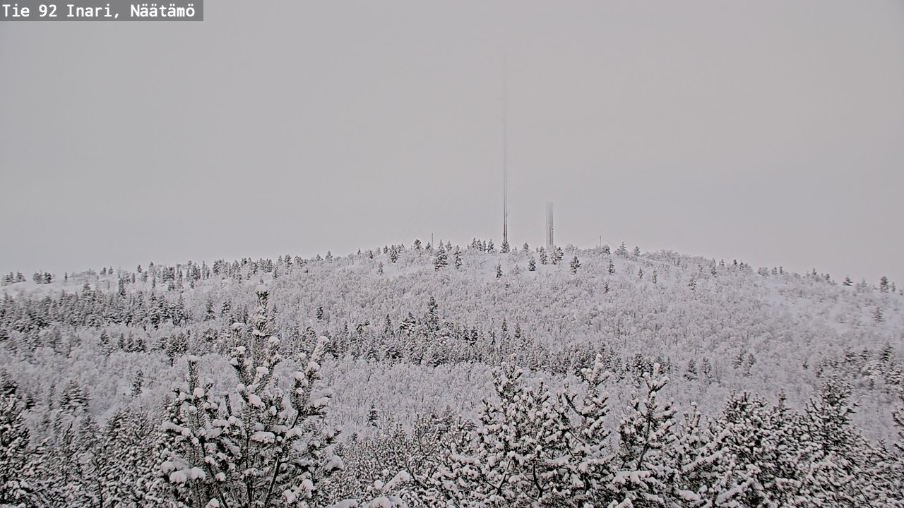 Kelikamerat Kuva Tie 92 Inari, Näätämö, Inari, Lappi