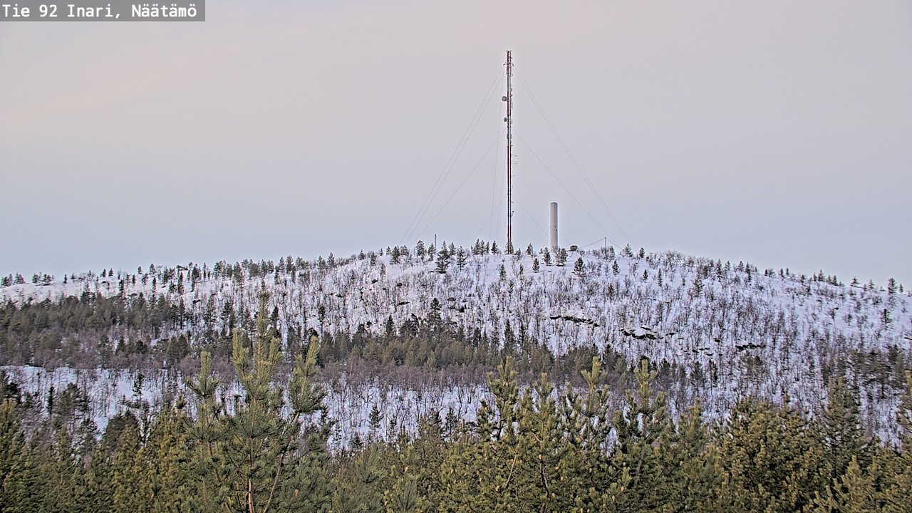 Kelikamerat Kuva Tie 92 Inari, Näätämö, Inari, Lappi